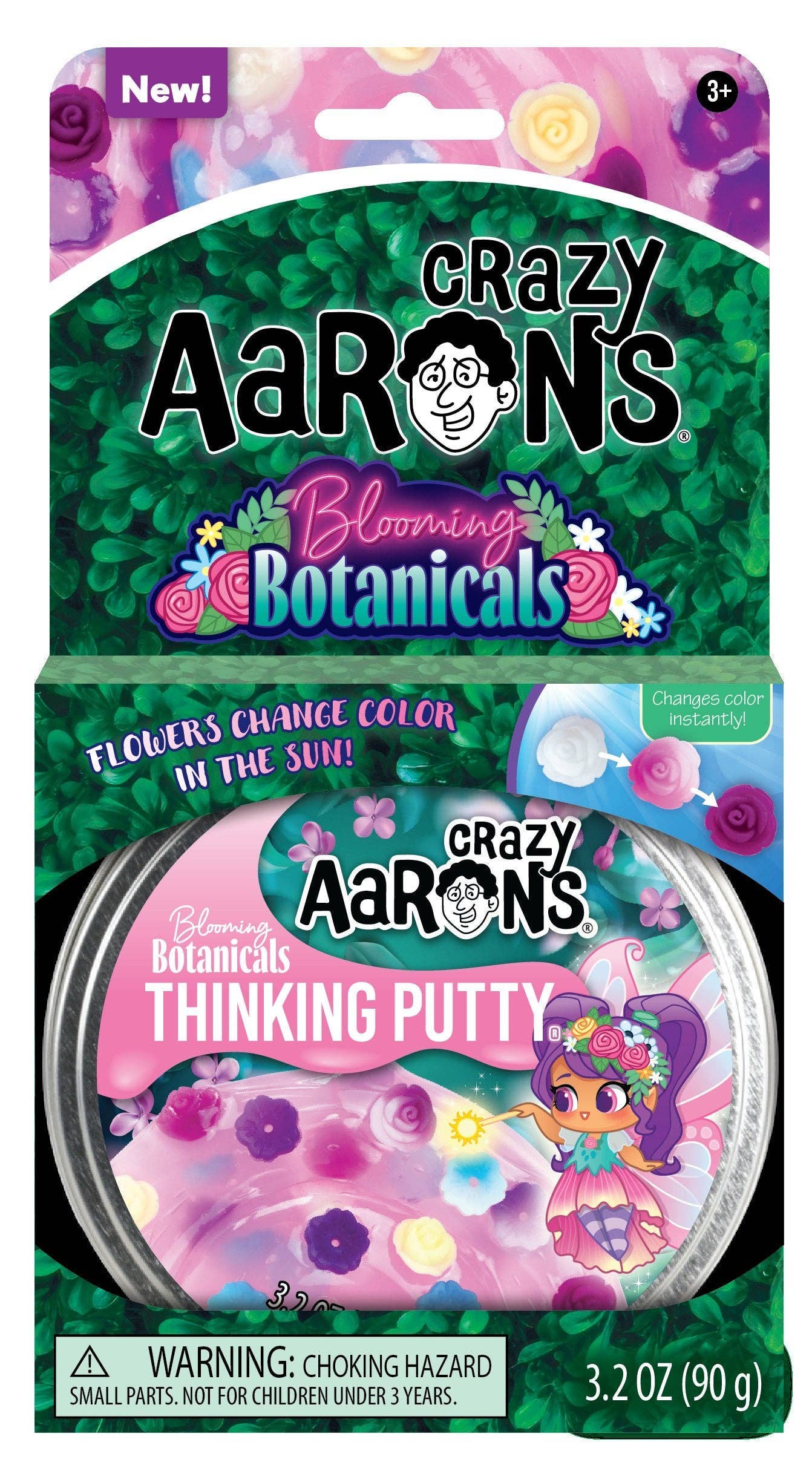 Blooming Botanicals - Full Size 4" Thinking Putty Tin