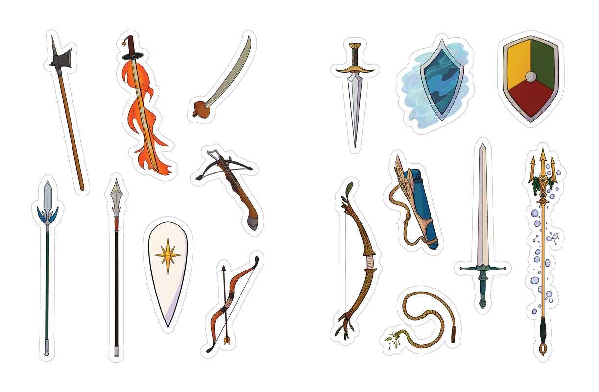 Düngeonmeister RPG Sticker Book by Jef Aldrich