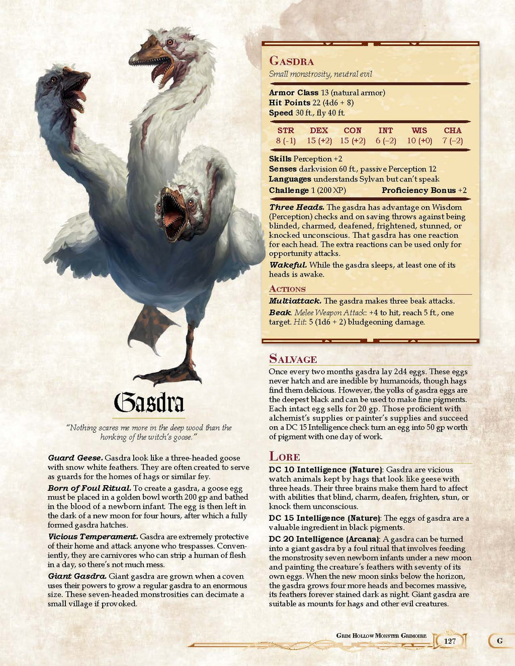 Grim Hollow: The Monster Grimoire