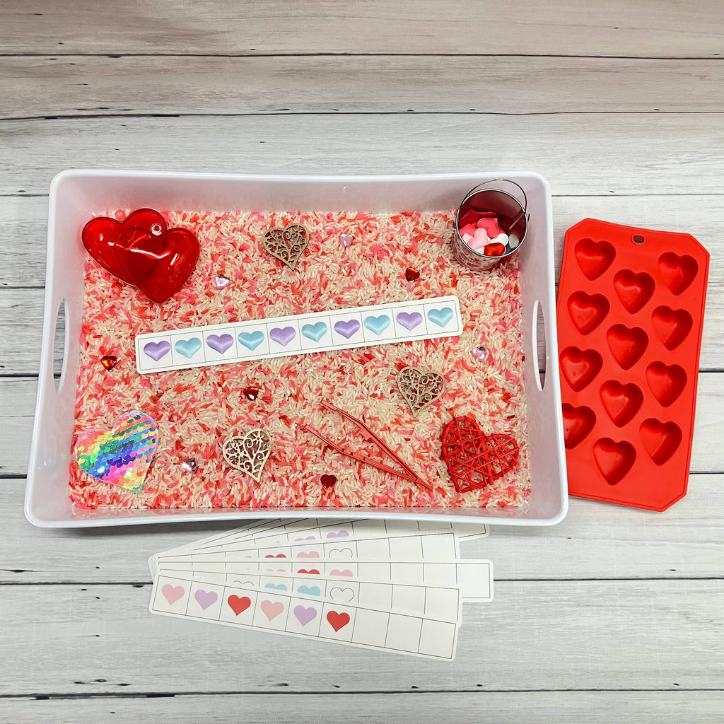 Valentines Sensory Bin, Sensory Bins for Kids, Sensory Kit,