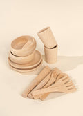 Wooden Dinnerware Playset (12 Pcs)