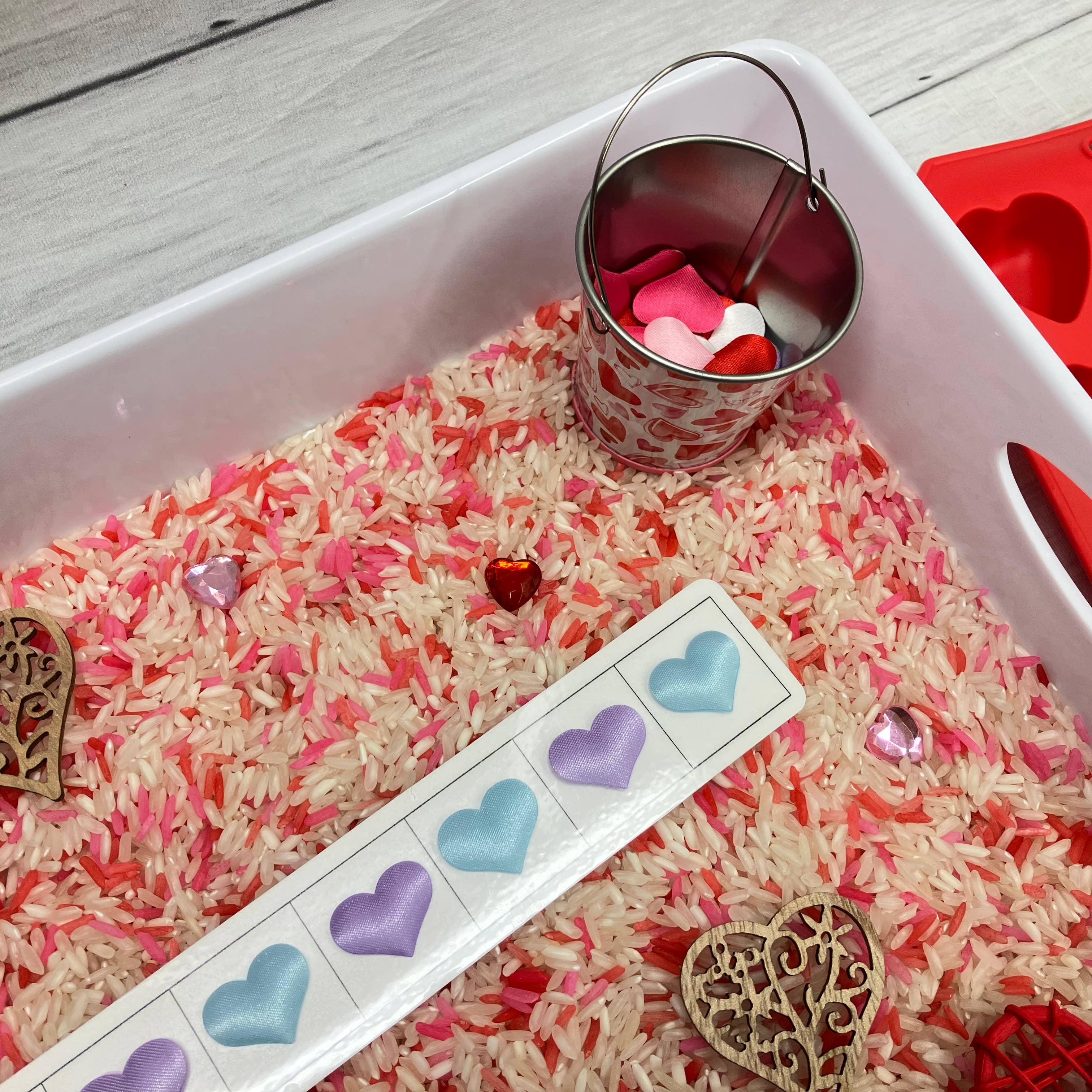Valentines Sensory Bin, Sensory Bins for Kids, Sensory Kit,