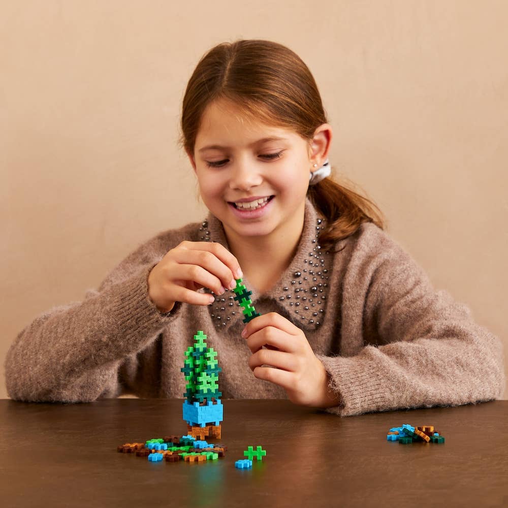 Plus-Plus Sassy Snake Plant Mini Building Set (50 Pcs)