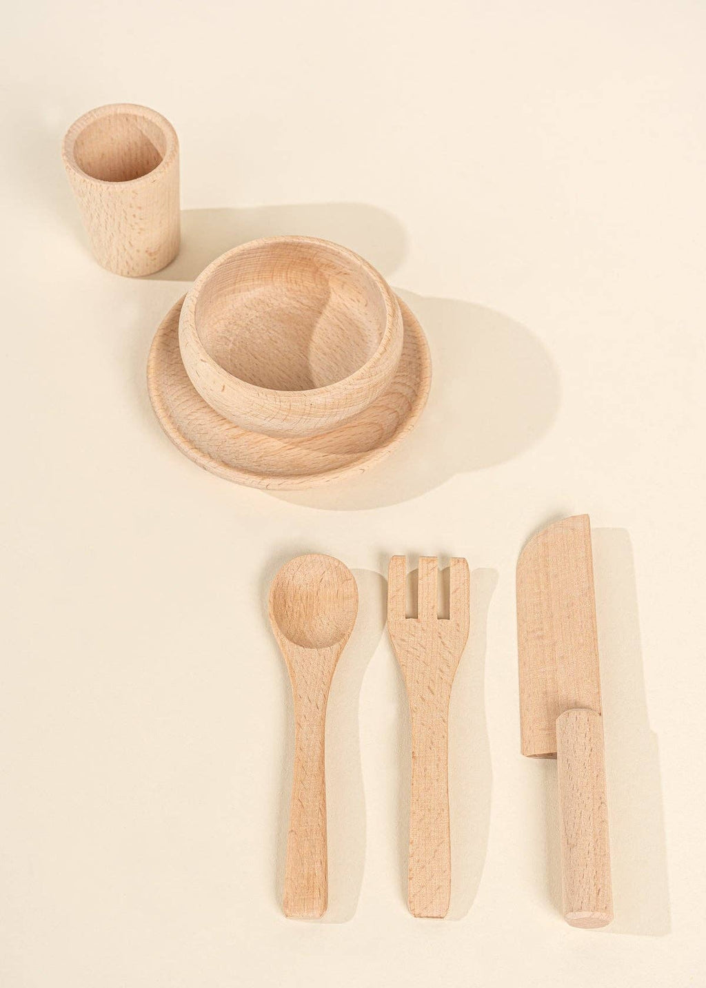 Wooden Dinnerware Playset (12 Pcs)