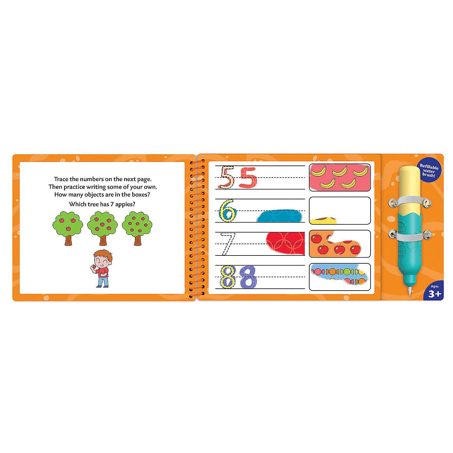 Water Art Book: Numbers