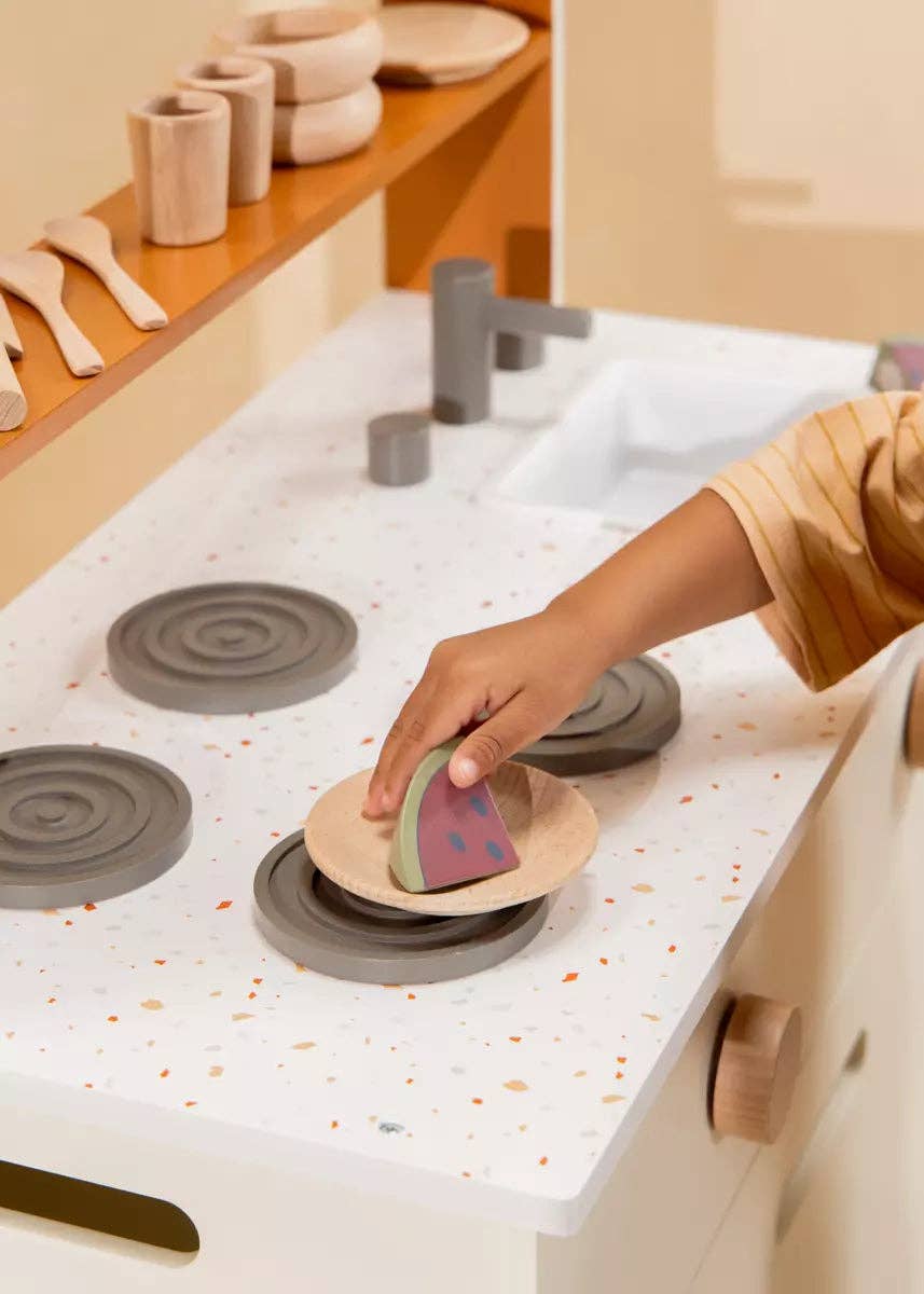 Wooden Dinnerware Playset (12 Pcs)