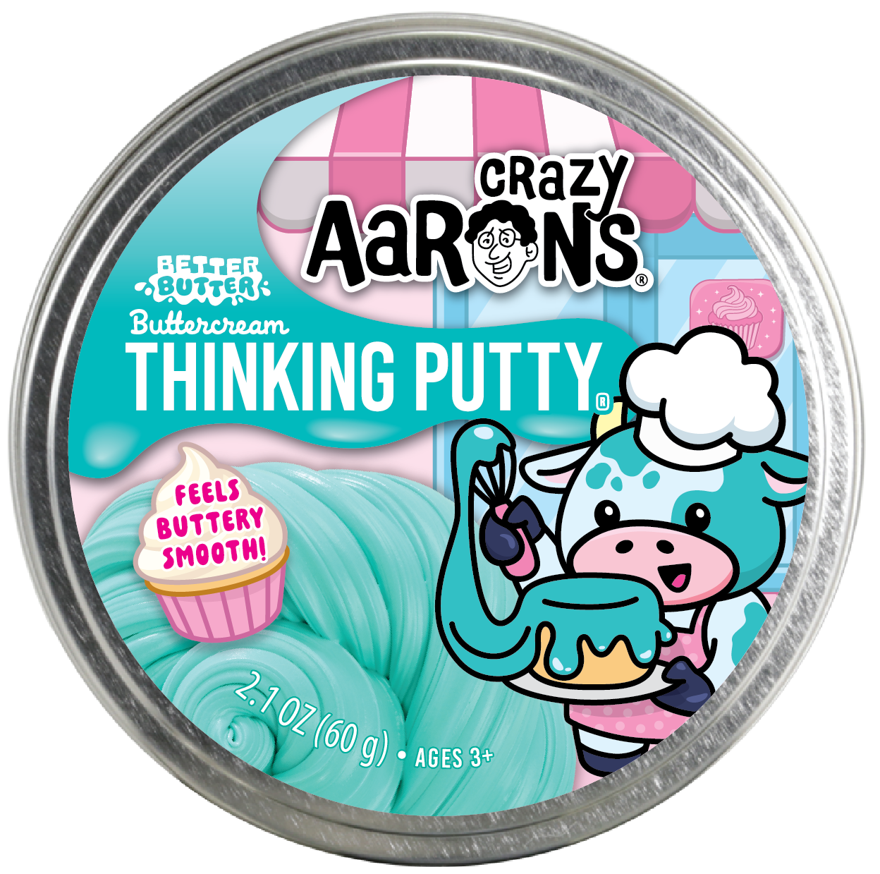Better Butter Buttercream  - 4" Thinking Putty Tin
