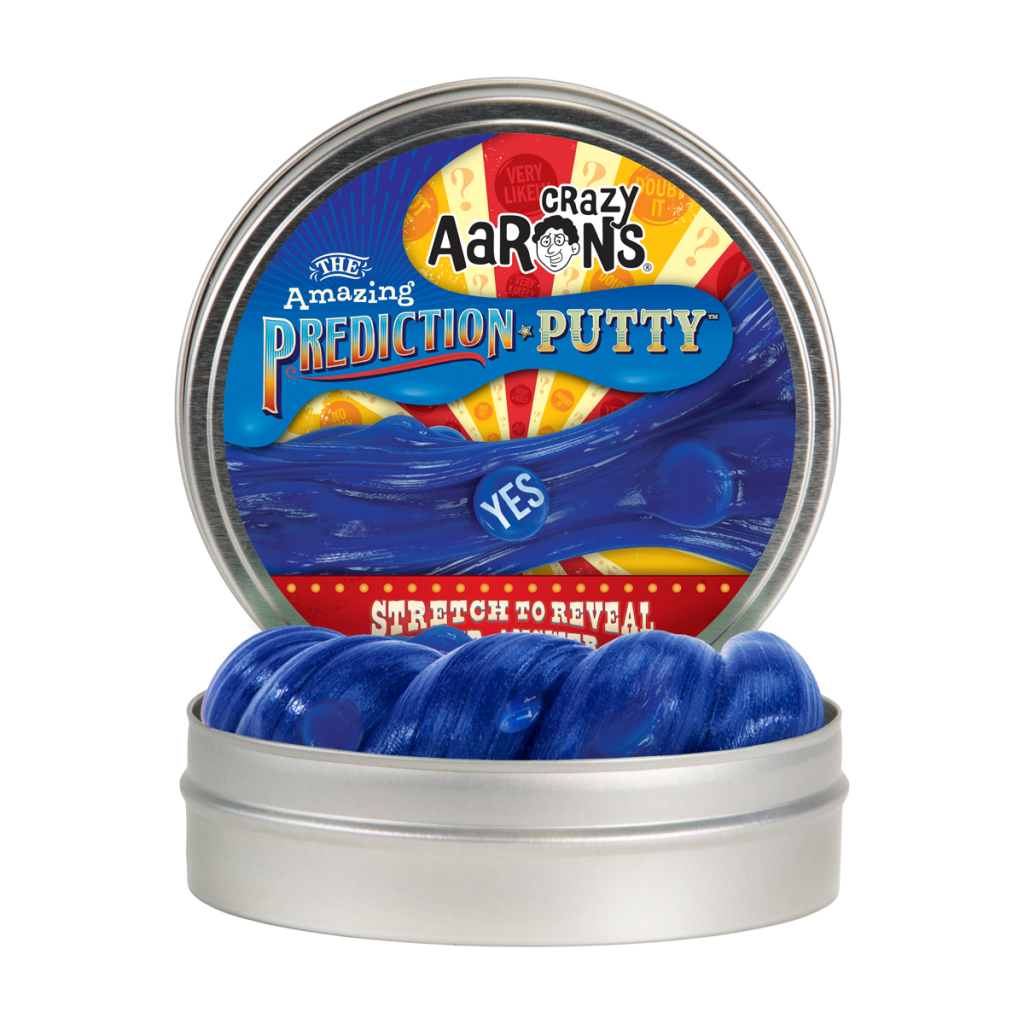 Amazing Prediction Putty - Full Size 4" Thinking Putty Tin by Crazy Aaron's - Sensory Fidget Toy