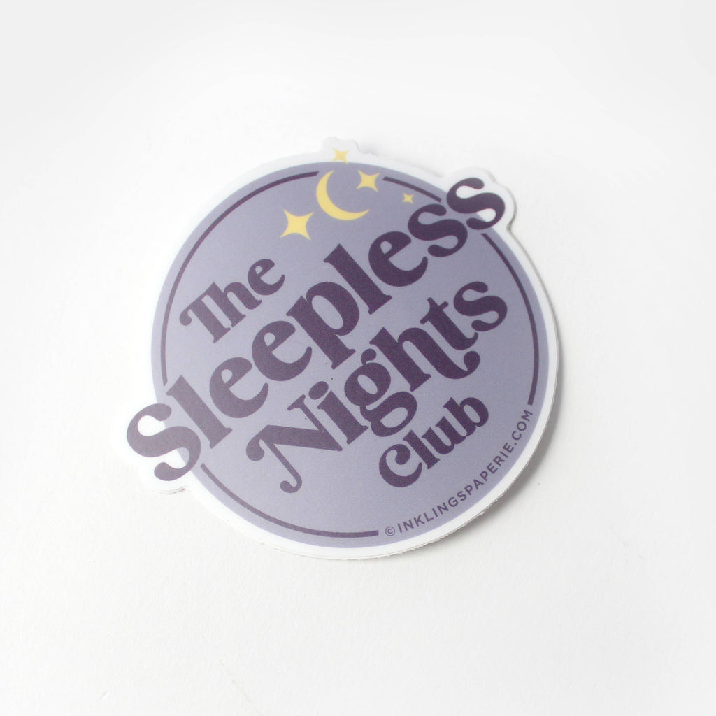 Vinyl Sticker - Sleepless Nights Club