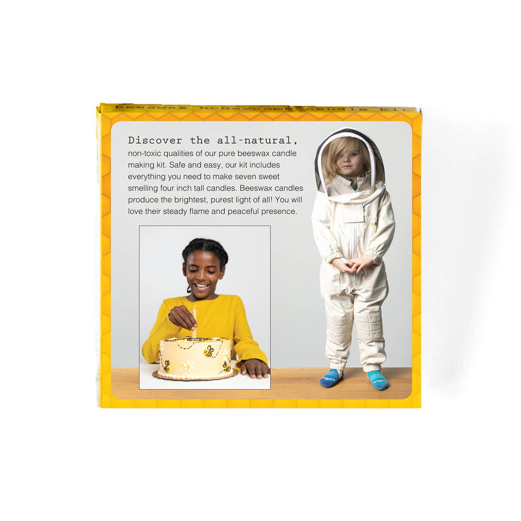 All-Natural Beeswax, Kid-Safe DIY Candle Making Kit
