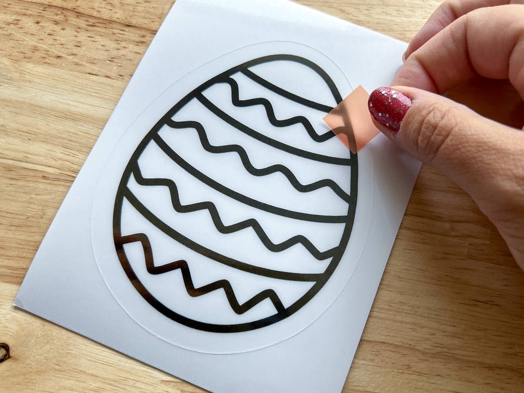 Easter Egg Suncatcher Sticker Craft Kit for Kids