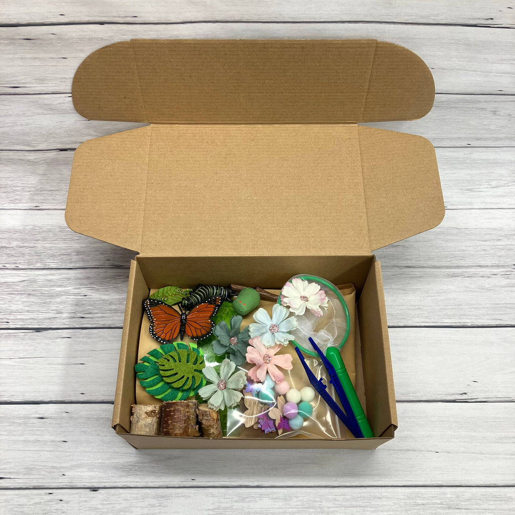 Butterfly Life Cycle Sensory Bin, Sensory Bins for Kids