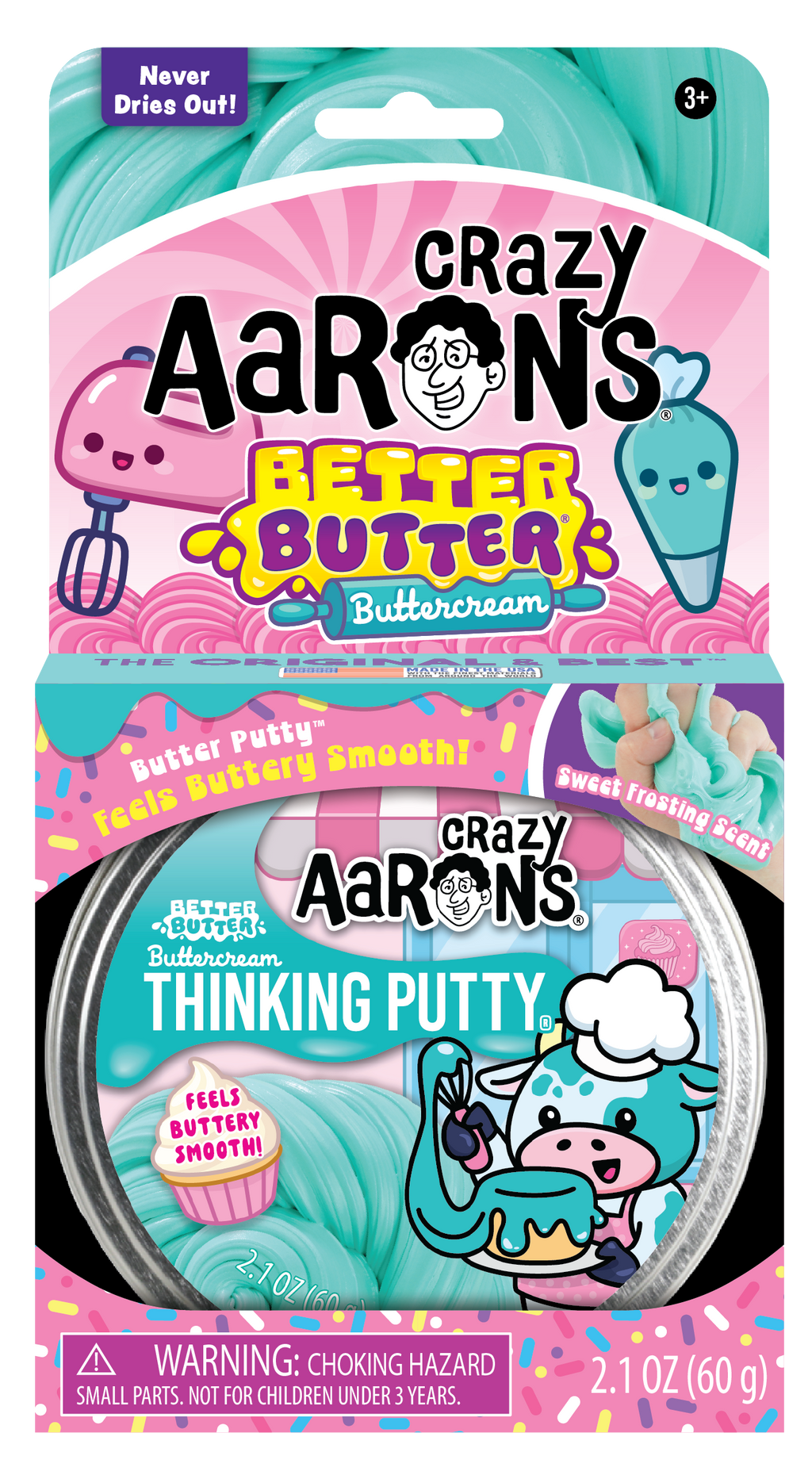 Better Butter Buttercream  - 4" Thinking Putty Tin