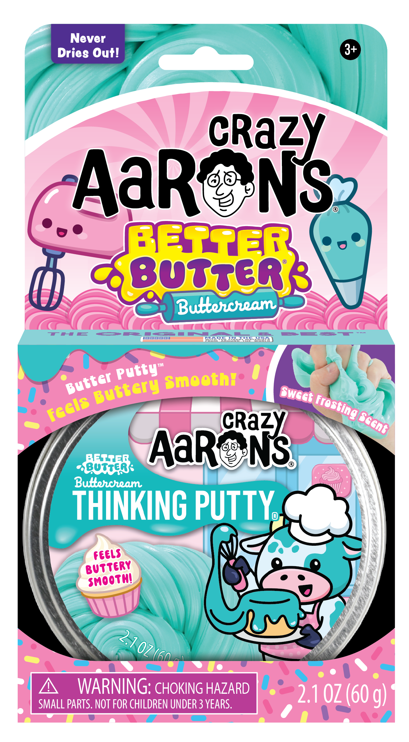 Better Butter Buttercream  - 4" Thinking Putty Tin