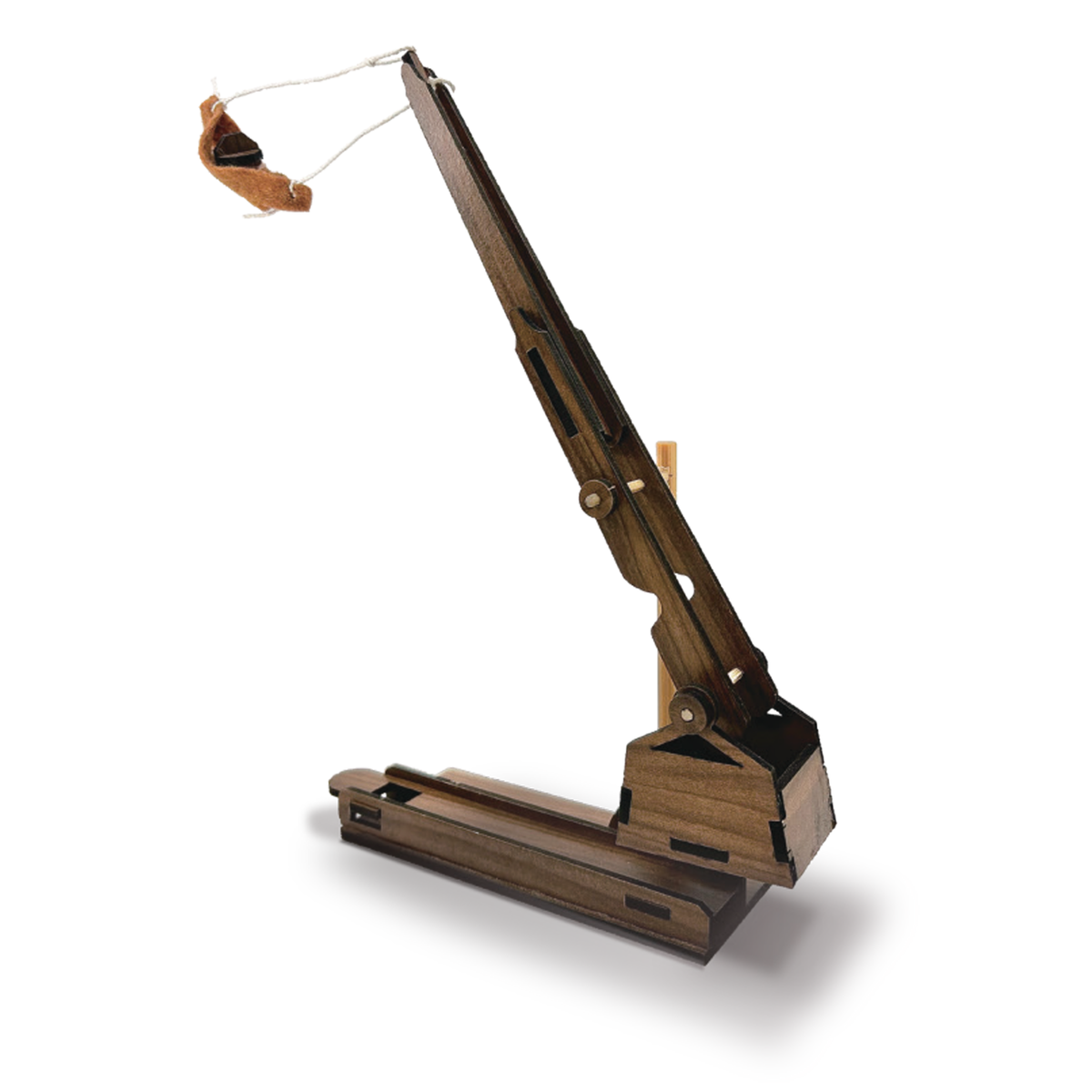 Mini Trebuchet : Wooden Engineering Model Building Kit | Trebuchet science project