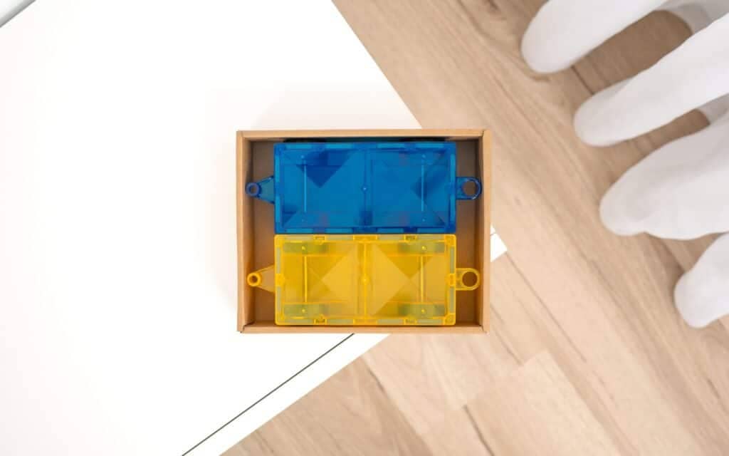CONNETIX Magnetic Tiles Rainbow Car Pack, 2 Pieces