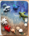 Felted Ocean Play Mat - Mat Only