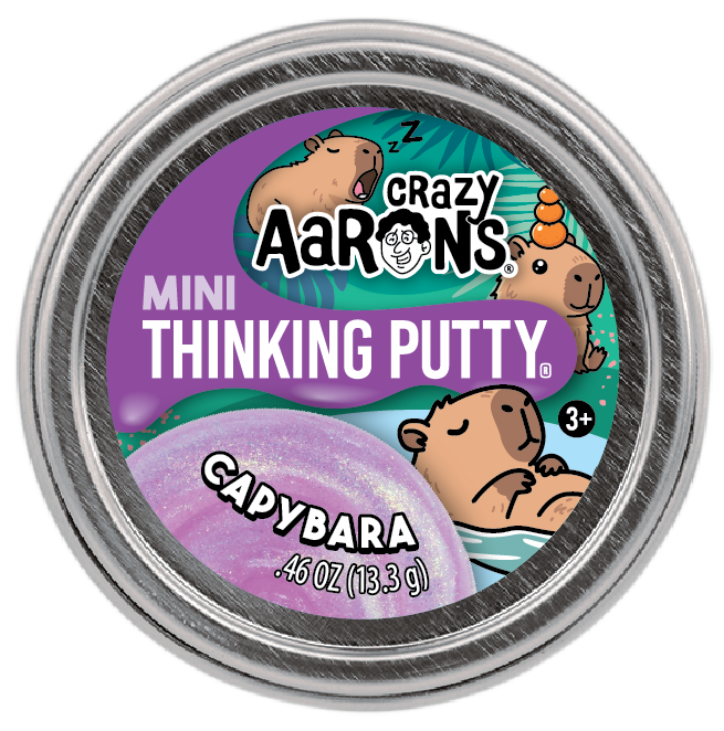 Mini Capybara - 2" Thinking Putty Tin