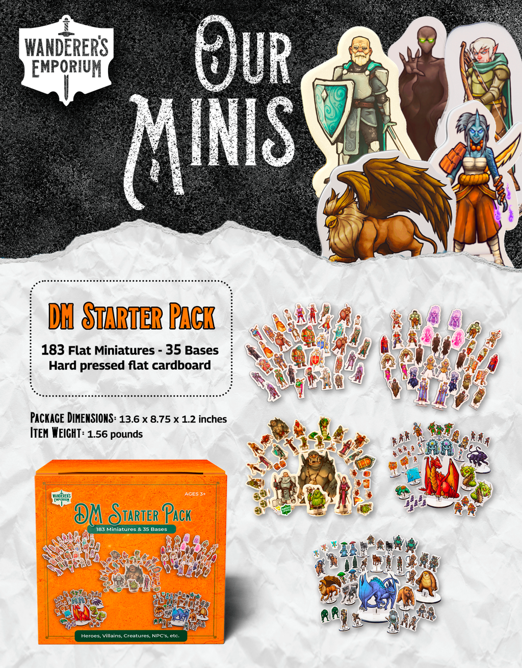 Wanderer's Emporium Minis: DM Starter Pack
