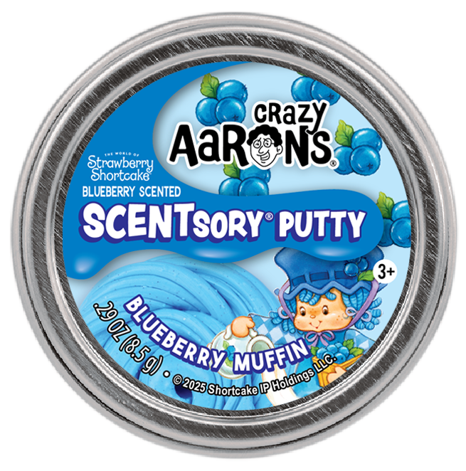 Mini Blueberry Muffin - 2" Scentsory Thinking Putty Tin