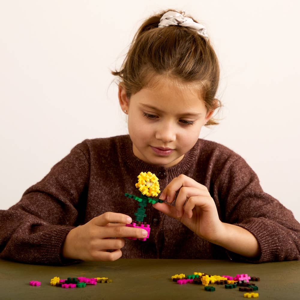 Plus-Plus Sociable Sunflower Mini Building Set (50 Pcs)