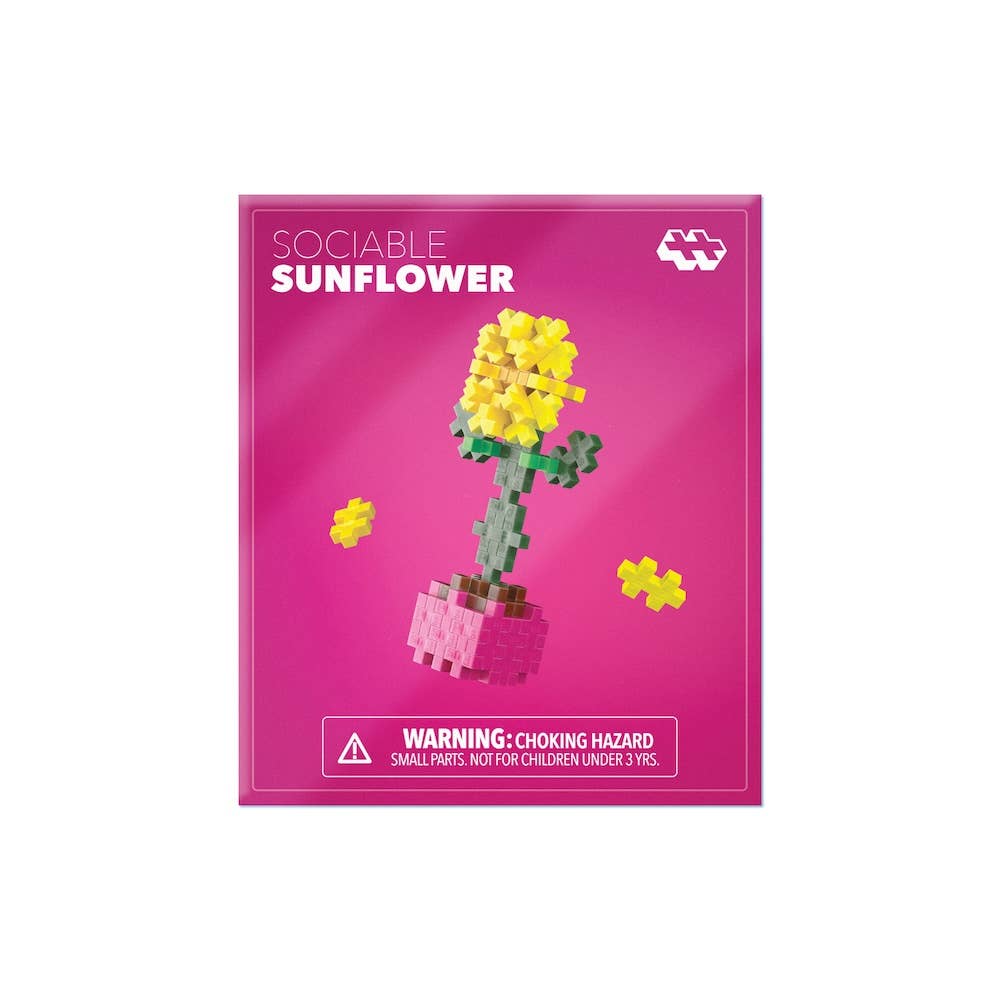 Plus-Plus Sociable Sunflower Mini Building Set (50 Pcs)