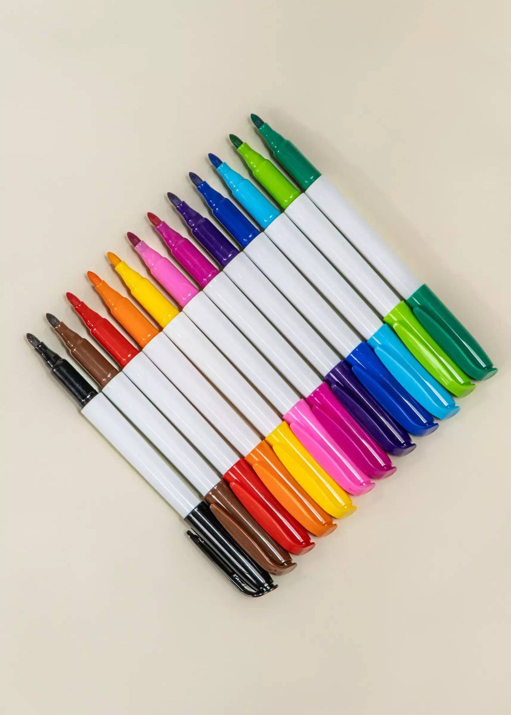 Set of 4 Silicone Washable Coloring Placemats & Markers
