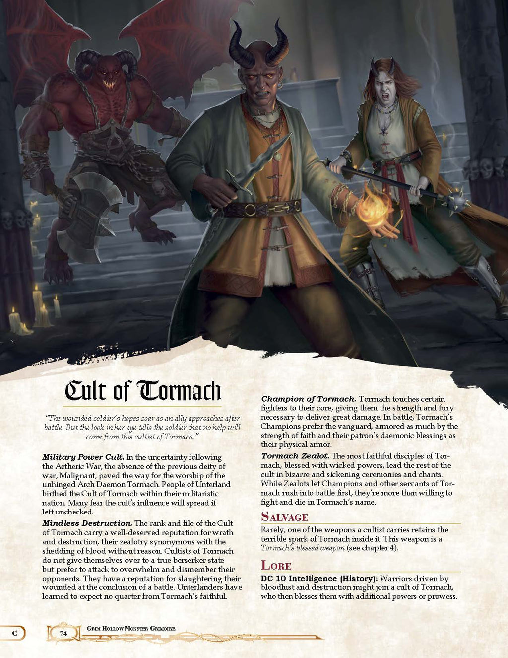 Grim Hollow: The Monster Grimoire
