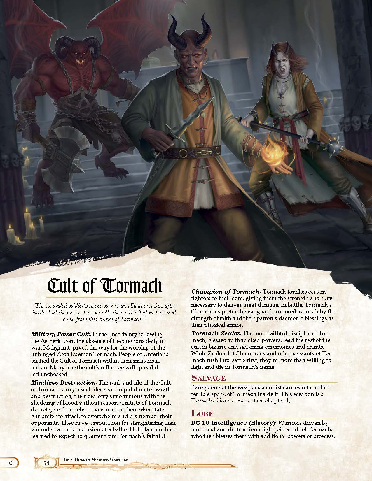 Grim Hollow: The Monster Grimoire