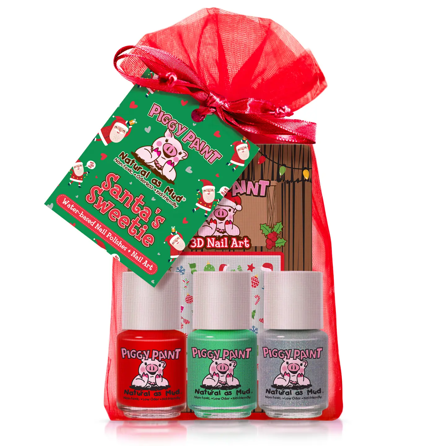 Santa's Stocking Stuffer Bundle - Kids Non-Toxic Nail Polish