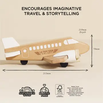 Wooden Toy Plane