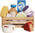 Cheese & Dairy Wooden Market Crate