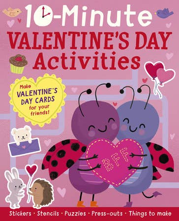 10-Minute Valentine's Day Activities by Helen Hughes - Stickers & Crafts