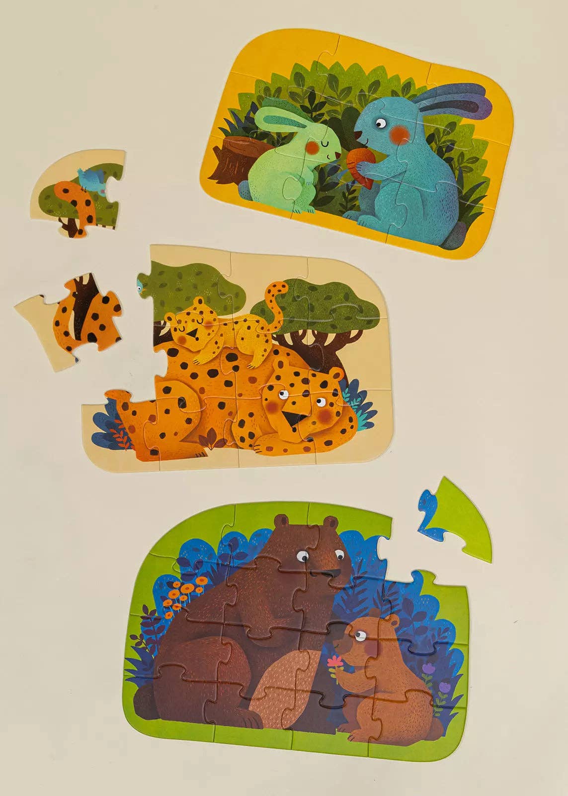 Level Up Puzzles Level 2- Parent & Baby(3 puzzles)