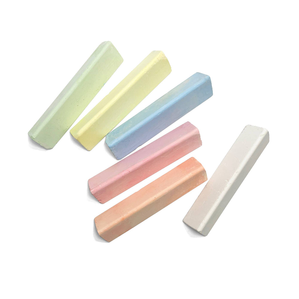 Hopscotch Chalk - Talc-Free - 6 Natural & Non-Toxic Colors