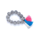 Kids Fuzzy Beads Stretch Bracelets ( 3-8y)