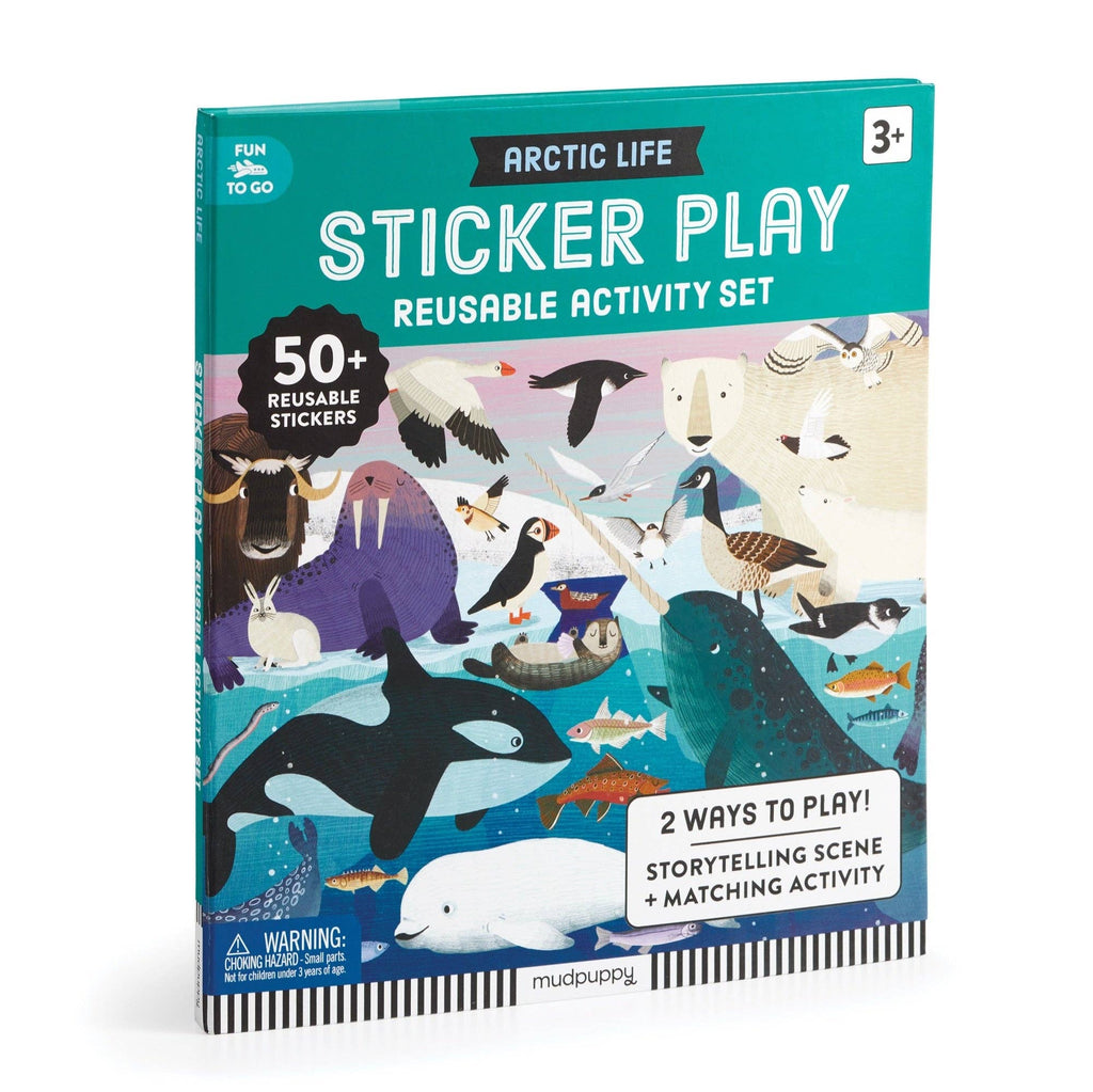 Arctic Life Reusable Sticker Play Activity Set by Mudpuppy, Ages 3+