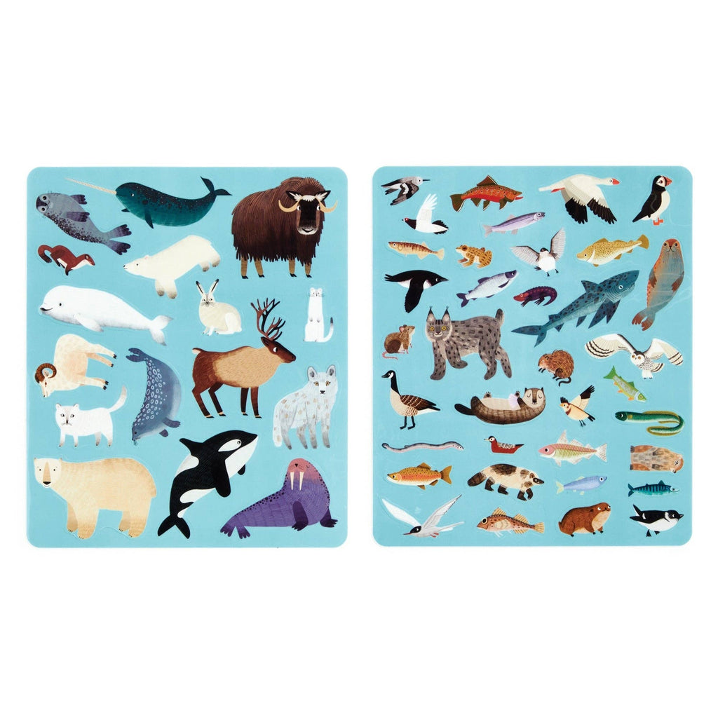 Arctic Life Reusable Sticker Play Activity Set by Mudpuppy, Ages 3+