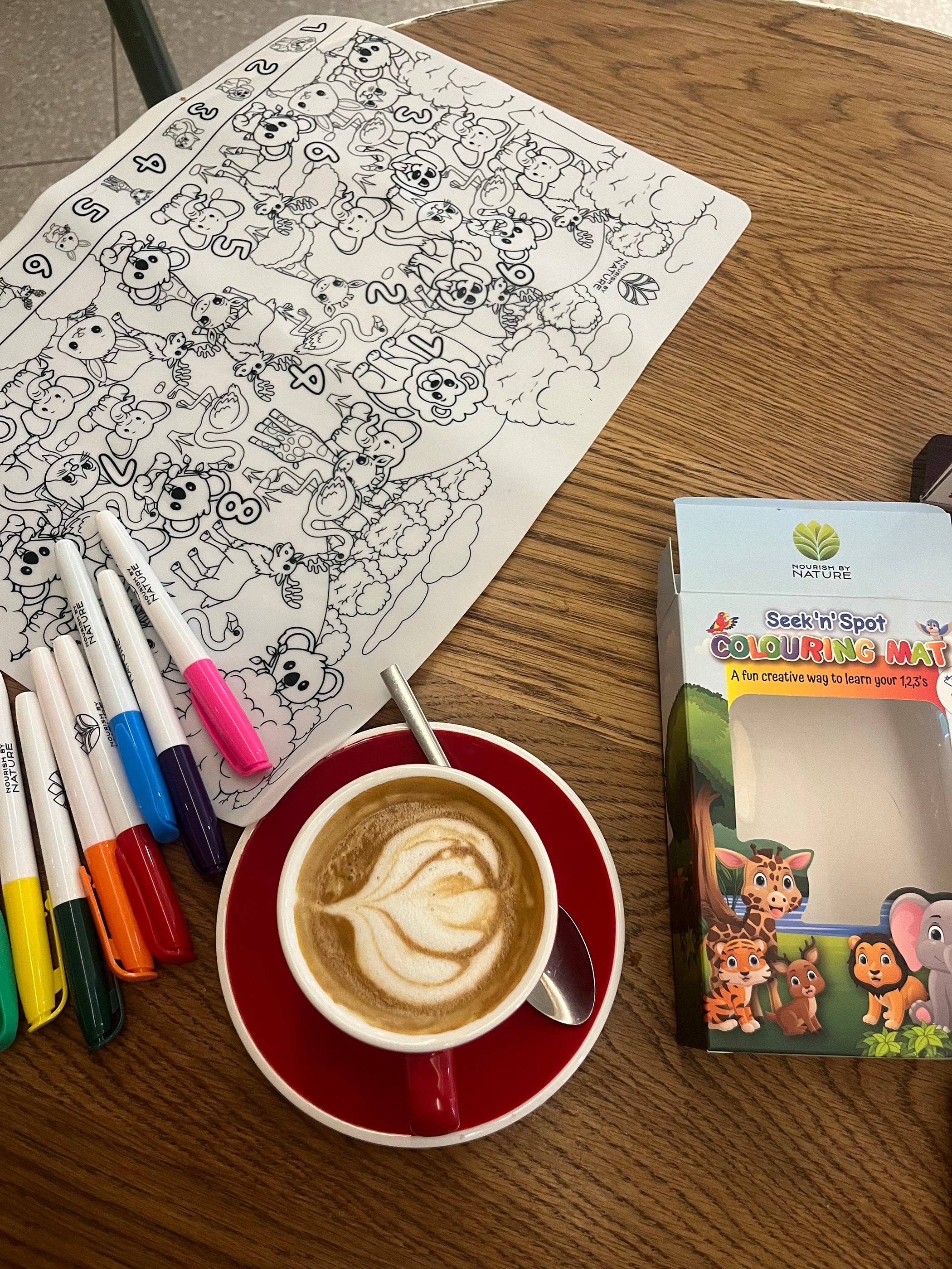 Silicone Colouring Mat - Seek N Spot Under the Sea