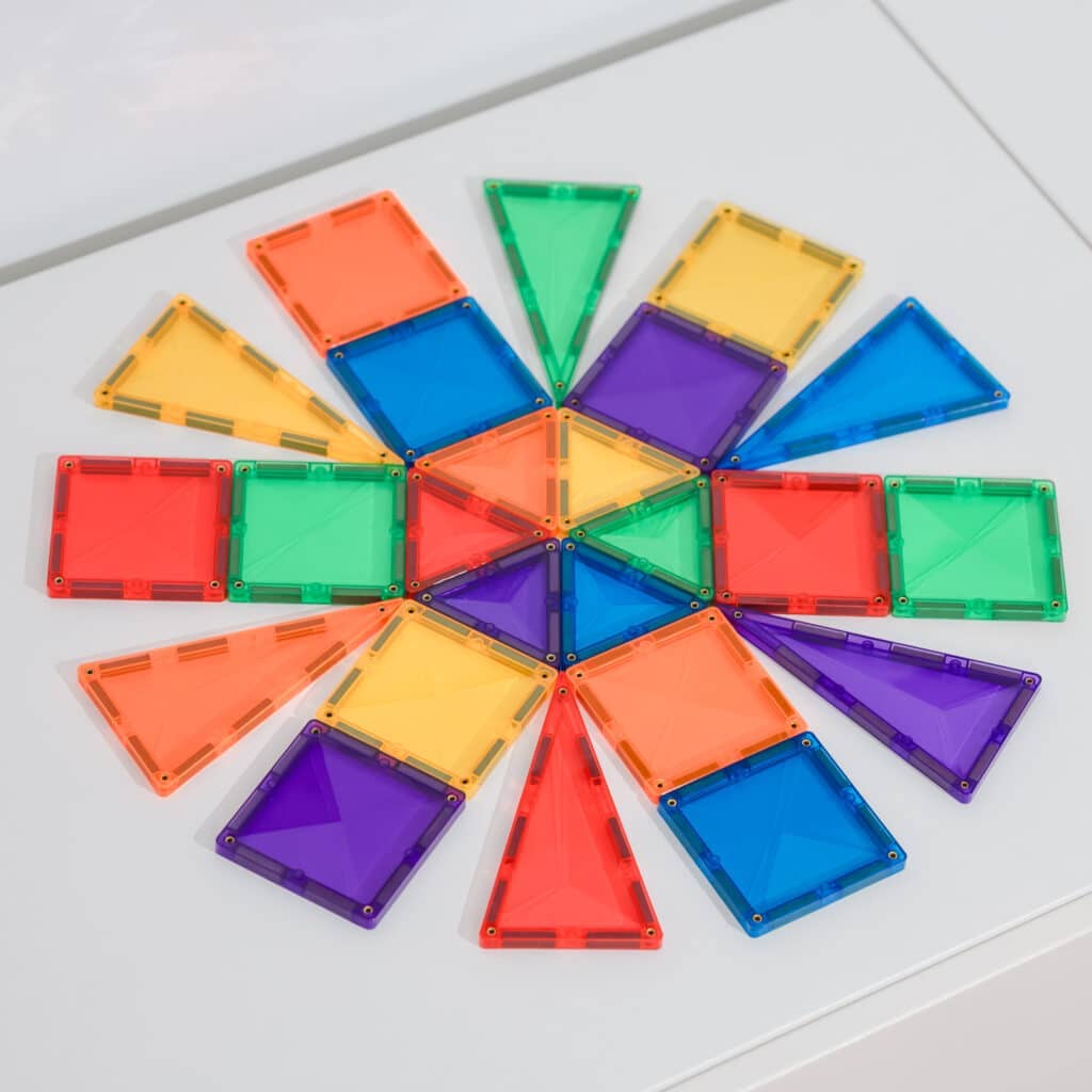 CONNETIX Rainbow Mini Pack, 24 Pieces