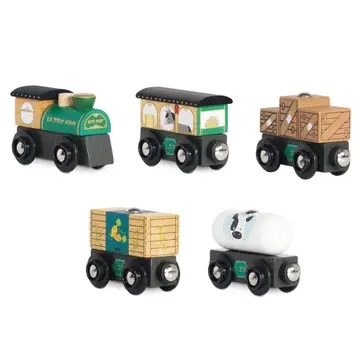 Great Green Train & Goods Wagons