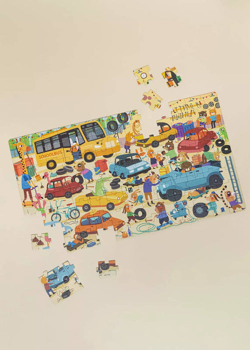 Carry-On Puzzle - Busy Garage - 104pcs