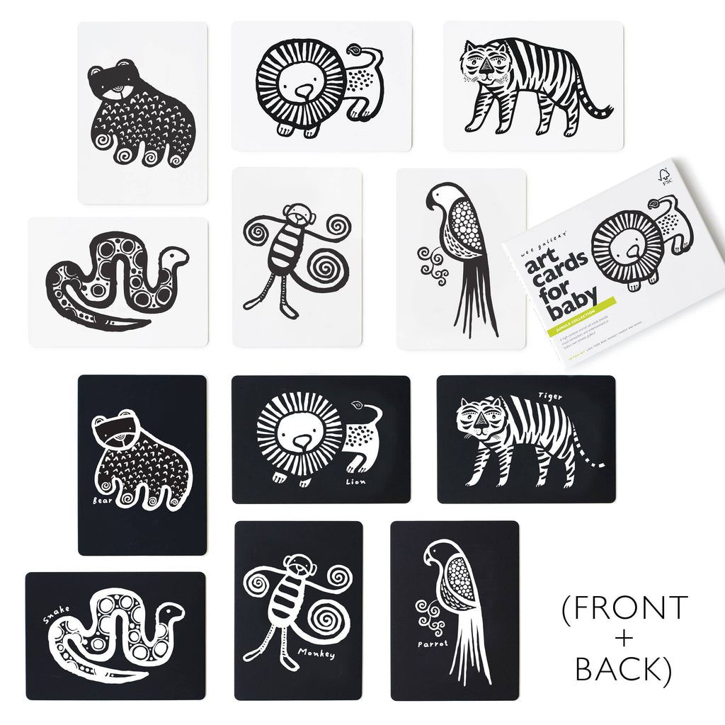 Art Cards for Baby - Jungle Animals