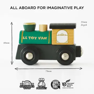 Great Green Train & Goods Wagons