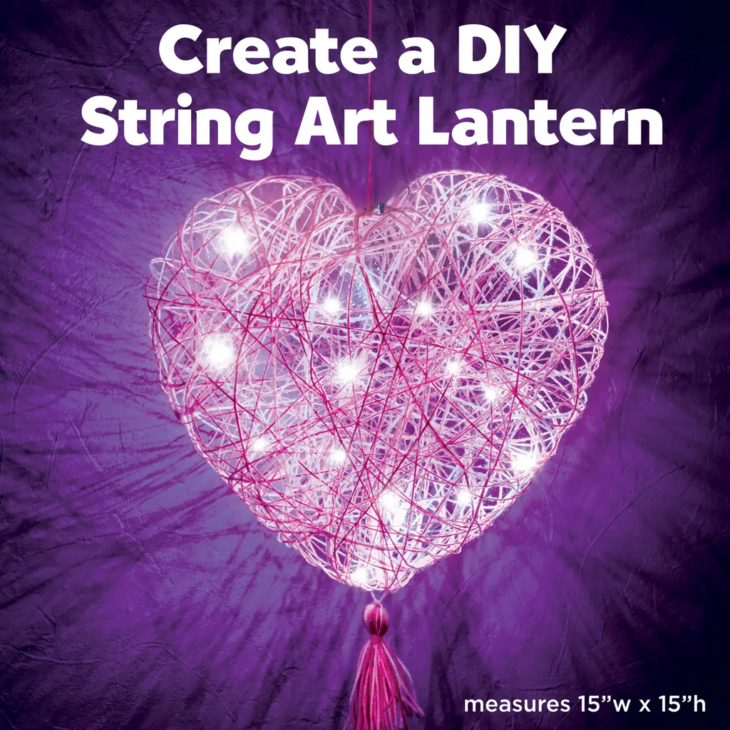String Art Heart Light Diy Craft Kit For Kids
