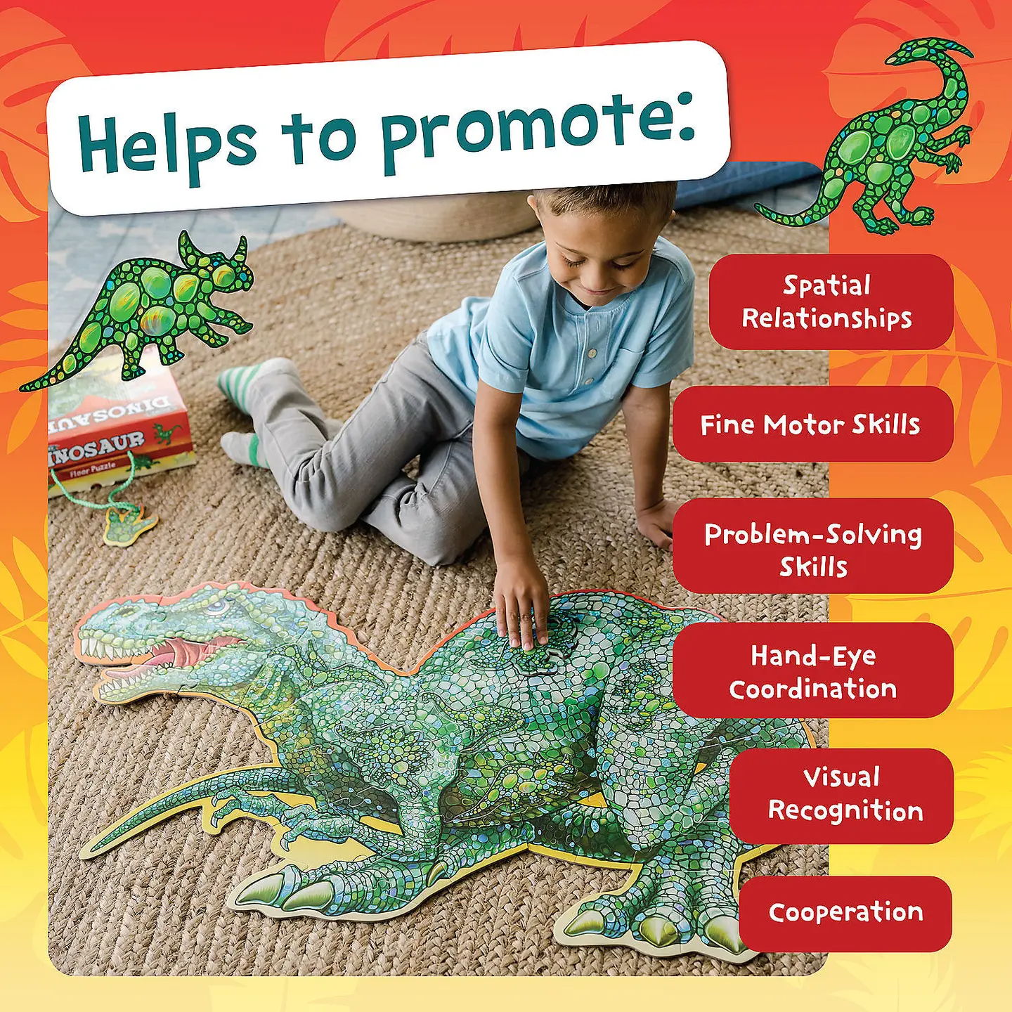 Floor Puzzle: Dinosaur