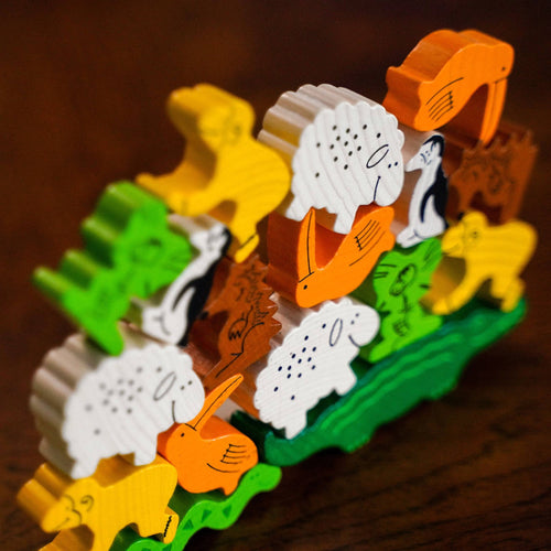 Africa Stacking Animals & Bag, Wood Toys by Le Toy Van