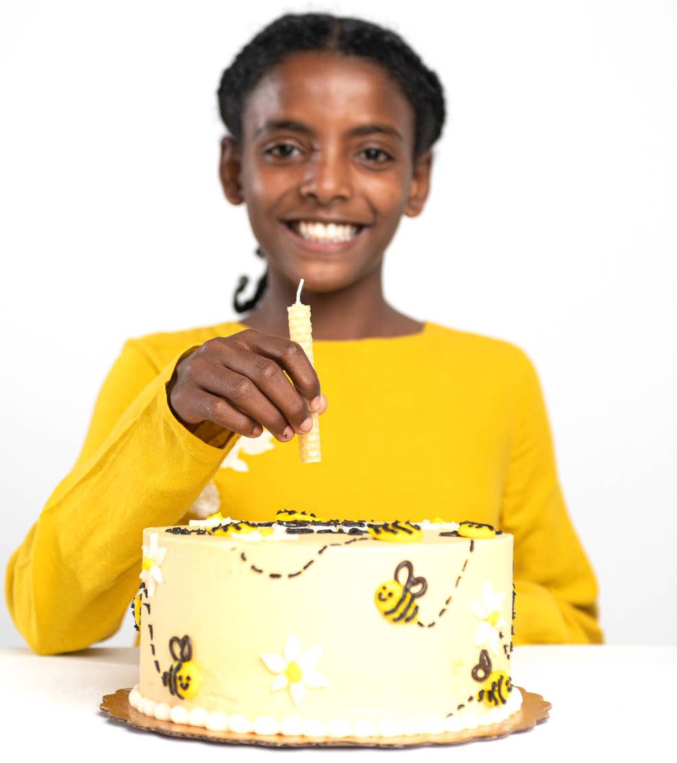 All-Natural Beeswax, Kid-Safe DIY Candle Making Kit