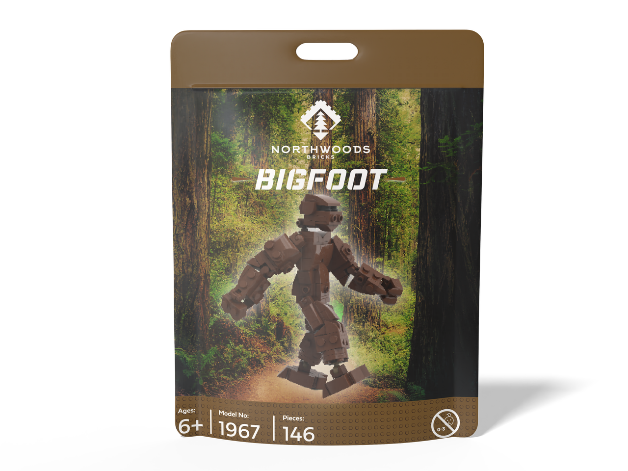 Mini Bigfoot Brick Set (146pc)