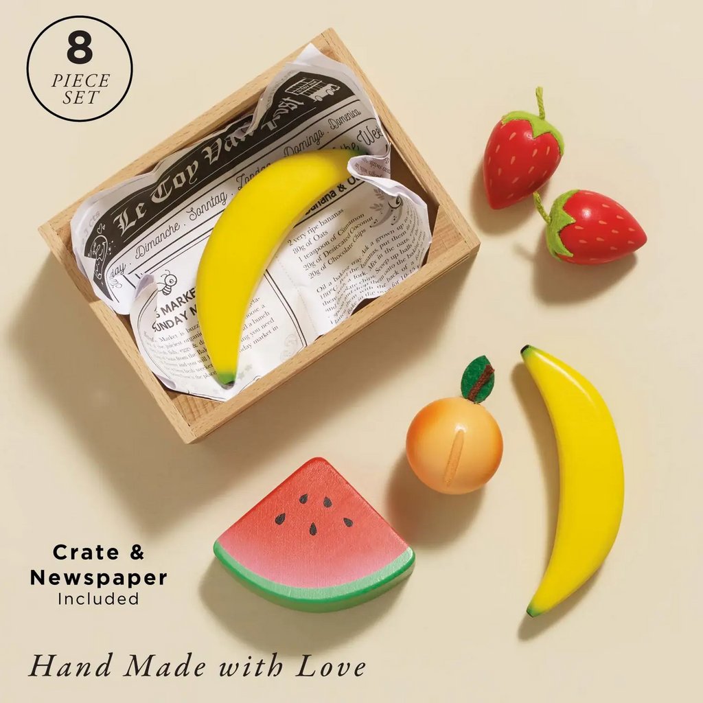 Smoothie Fruit Wooden Market Crate